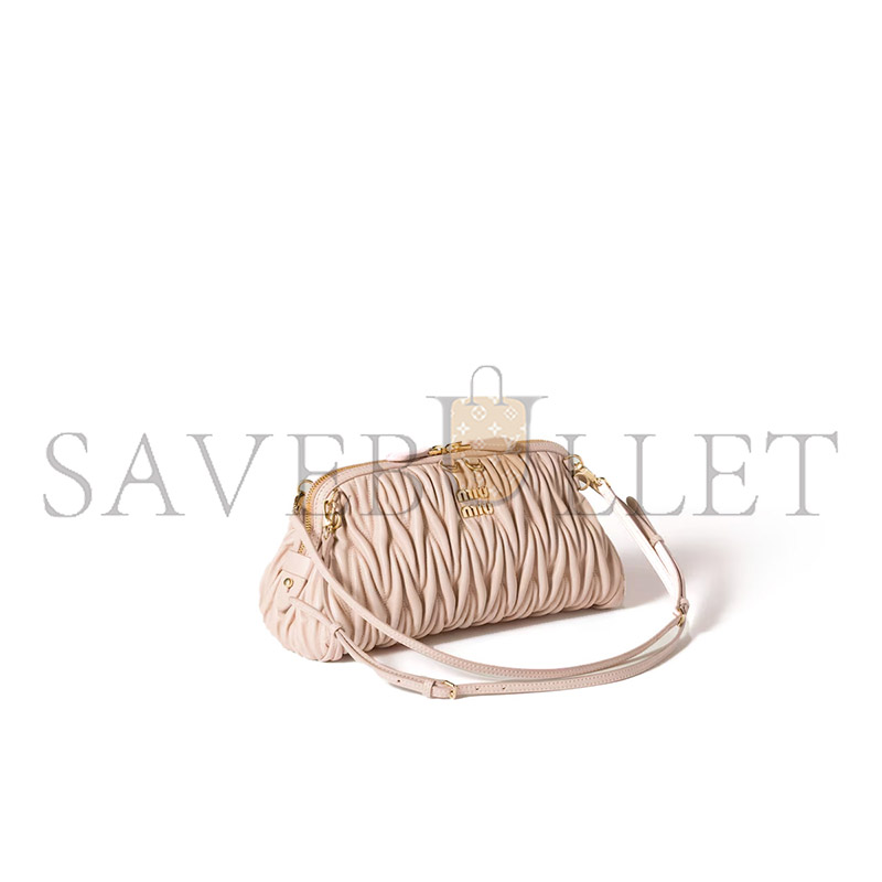 MIU MIU CAPRICE MATELASSÉ NAPPA LEATHER CLUTCH 58F130  (28*14.5*10cm) 